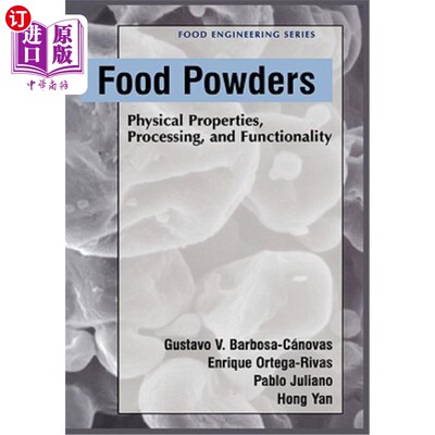 海外直订Food Powders: Physical Properties, Processing, and Functionality 食品粉末：物理特性、加工和功能