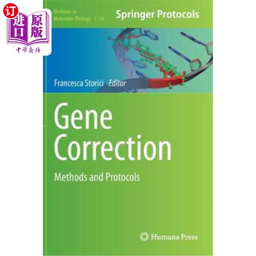 海外直订医药图书Gene Correction: Methods and Protocols 基因校正:方法和协议
