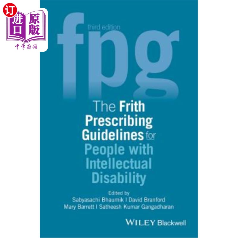 海外直订医药图书The Frith Prescribing Guidelines for People with Intellectual Disability 弗里斯为智障人士制定指导方针