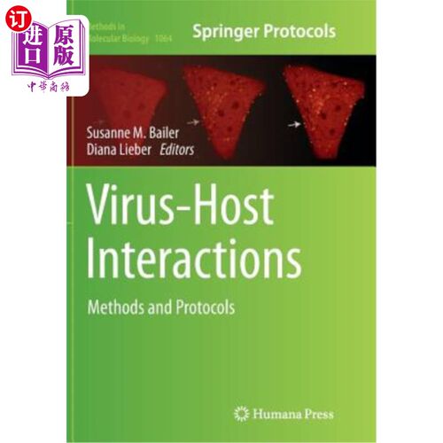 海外直订医药图书Virus-Host Interactions: Methods and Protocols 病毒-宿主相互作用:方法和协议