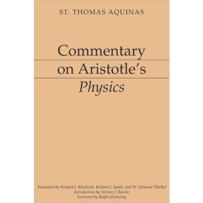 预售 DOB亚里士多德评论系列 物理论评注 英文原版 Commentary on Aristotle S Physics Thomas Aquinas【中商原版】