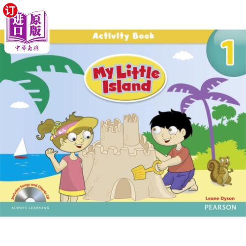 海外直订My Little Island Level 1 Activity Book and Songs and Chants CD Pack 我的小岛1级活动书和歌曲和圣歌光盘包