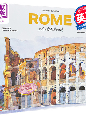 Rome sketchbook 进口艺术 罗马水彩速写（新版） 水彩绘画画册画集【中商原版】