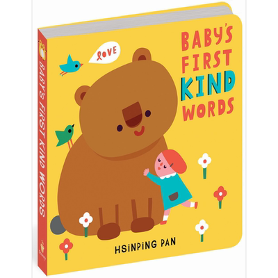 宝宝认识的生词Hsinping Pan：Babys First Kind Words 英文原版 儿童早教认知纸板书 亲子绘本 插图精美色彩缤纷【中商原版?