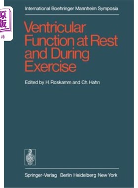 海外直订医药图书Ventricular Function at Rest and During Exercise / Ventrikelfunktion in Ruhe Und 静息和运动时的心室