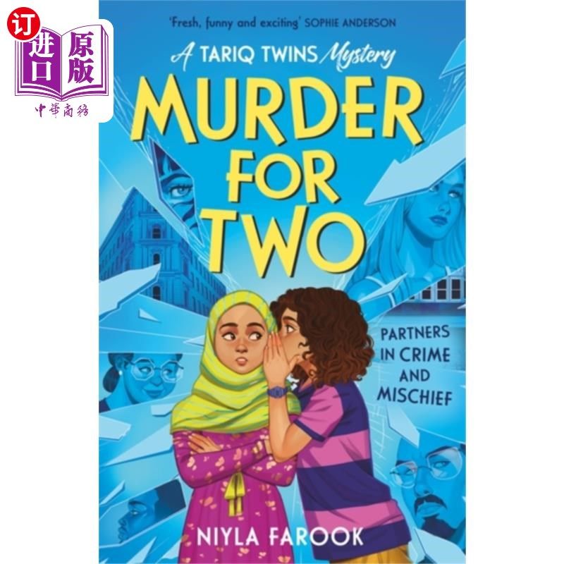 海外直订Murder for Two (A Tariq Twins Mystery) 二人谋杀案（塔里克双胞胎之谜）