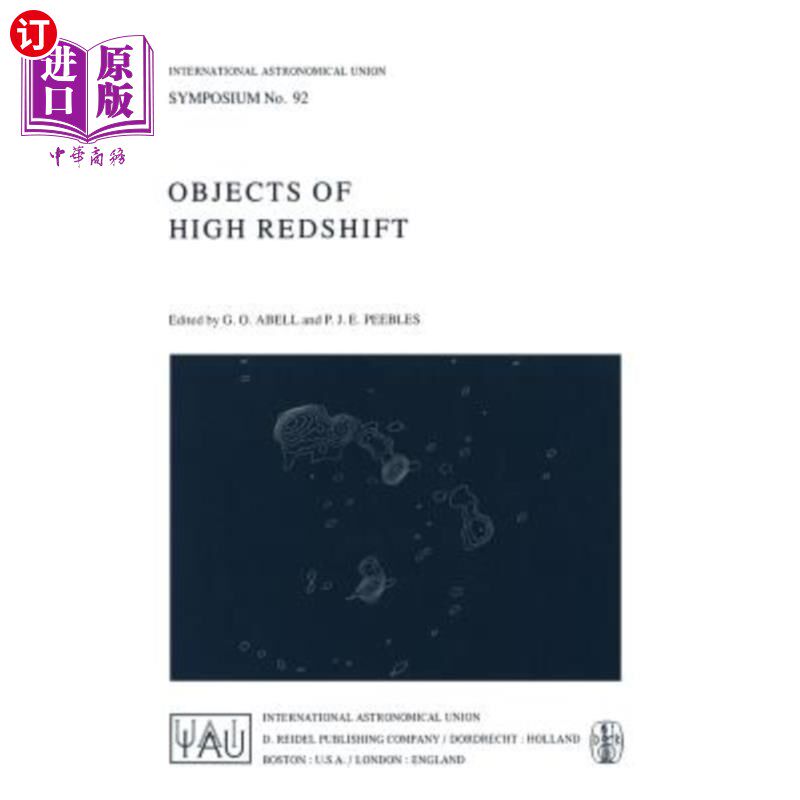 海外直订Objects of High Redshift 高红移的物体