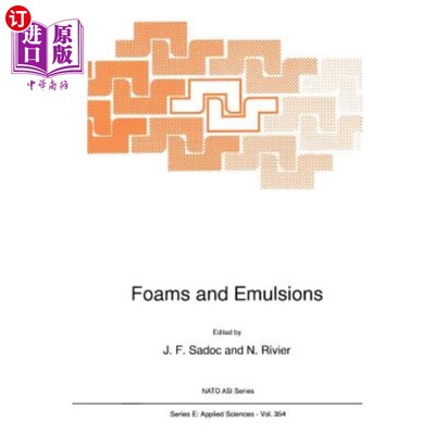 海外直订Foams and Emulsions 泡沫和乳剂
