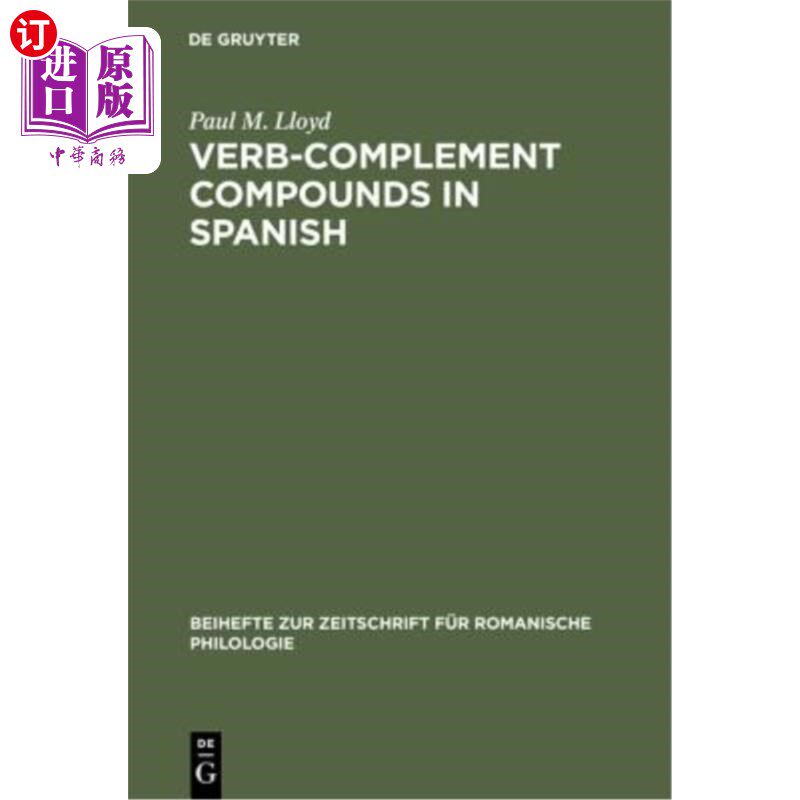 海外直订Verb-complement compounds in Spanish 西班牙语中的动补复合词