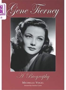 海外直订Gene Tierney: A Biography 吉恩·蒂尔尼：传记