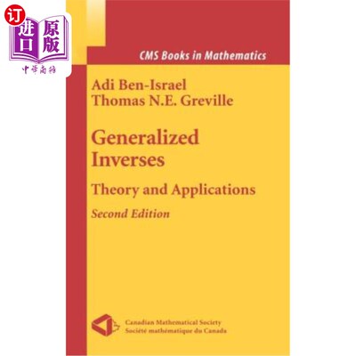 海外直订Generalized Inverses: Theory and Applications 广义逆：理论与应用
