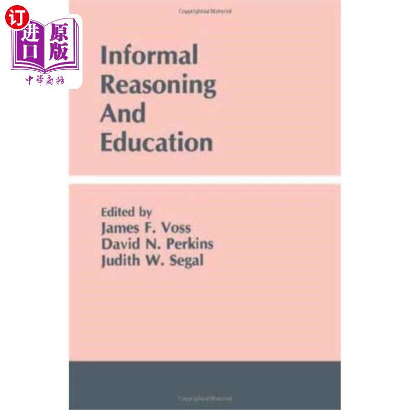 海外直订Informal Reasoning and Education 非正式推理与教育
