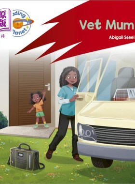 海外直订Reading Planet: Rocket Phonics - Target Practice... 阅读星球:火箭拼读-目标练习-兽医妈妈-红色A