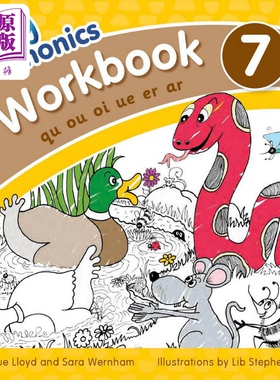 现货 Jolly Phonics Workbook 7 NEW EDITION 快乐自然拼读练习册7 新版 英文原版 进口图书 教材教辅参考书【中商原版】