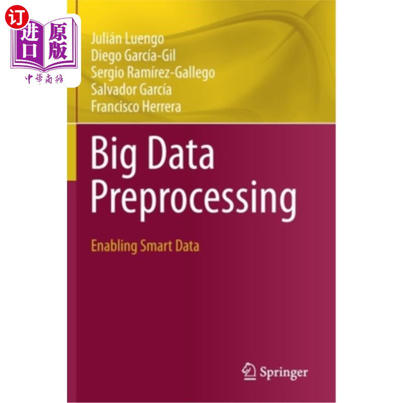 海外直订Big Data Preprocessing: Enabling Smart Data 大数据预处理:开启智能数据