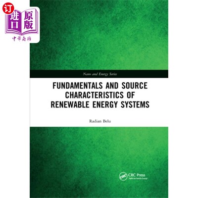 海外直订Fundamentals and Source Characteristics of Renew... 可再生能源系统的基本原理和来源特征