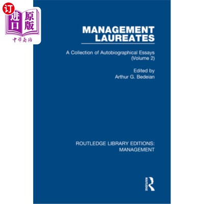 海外直订Management Laureates: A Collection of Autobiographical Essays (Volume 2) 管理获奖者：自传体散文集（第二卷）