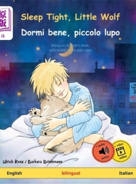 海外直订Sleep Tight, Little Wolf - Dormi bene, piccolo lupo (English - Italian) 睡个好觉，小狼- Dormi bene
