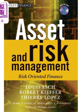 现货 资产与风险管理 风险导向的金融 附光盘 Asset And Risk Management 英文原版 Louis Esch 中商原版