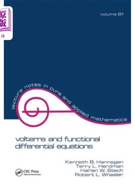 海外直订Volterra and Functional Differential Equations 沃尔泰拉和泛函微分方程