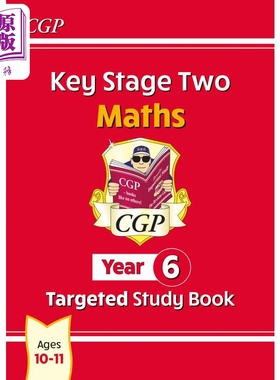 英国原版CGP教辅 New KS2 Maths Year 6 Targeted Study Book 新 KS2 数学针对性学习书 小学6年级 含答案 英文原版【中商原?