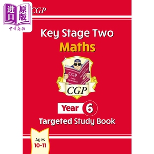 小学6年级 New Year Maths 英国原版 Targeted 数学针对性学习书 含答案 新 KS2 Book Study 中商原? 英文原版 CGP教辅