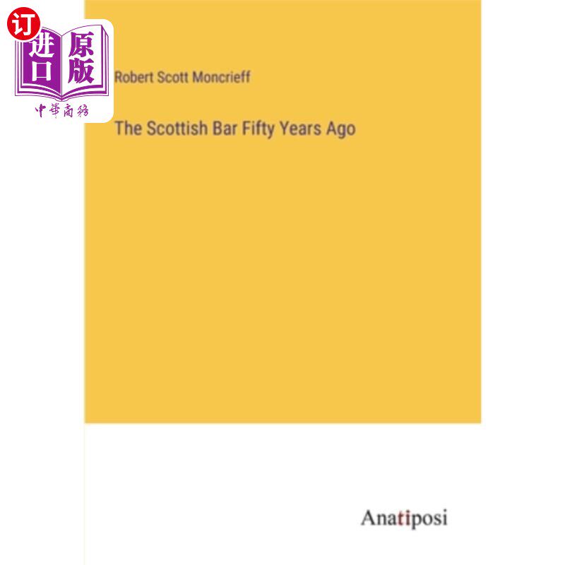 海外直订The Scottish Bar Fifty Years Ago 五十年前的苏格兰酒吧