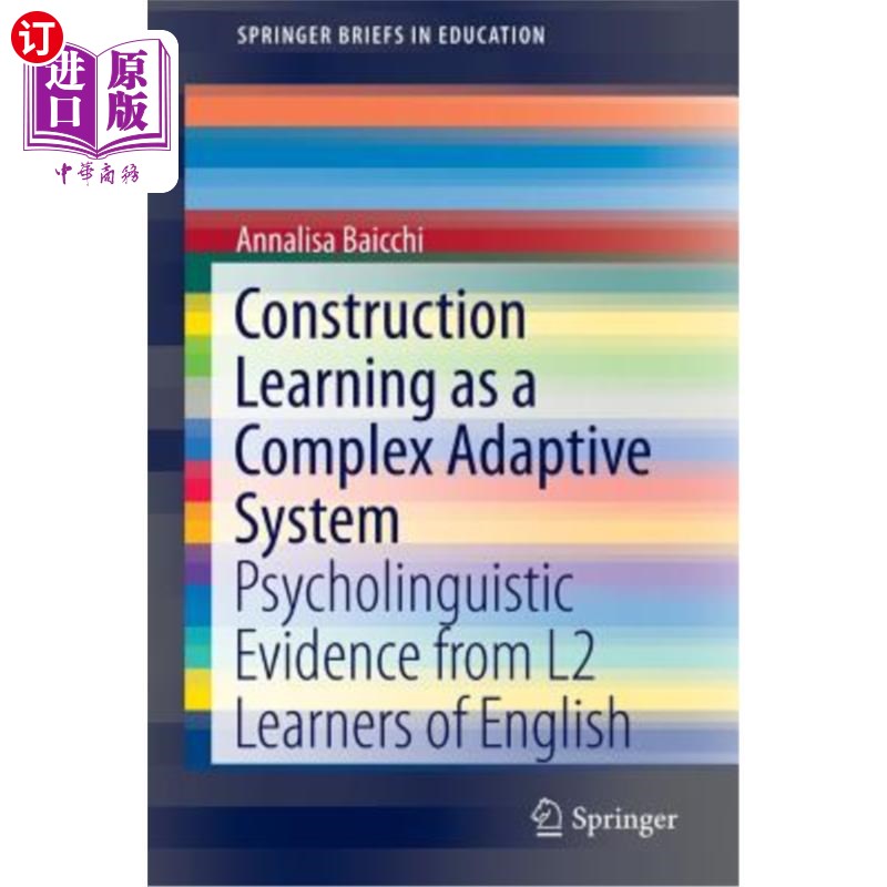 海外直订Construction Learning as a Complex Adaptive System: Psycholinguistic Evidence fr 建构学习作为一个复杂的适应系统