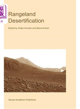 海外直订Rangeland Desertification 草地沙漠化