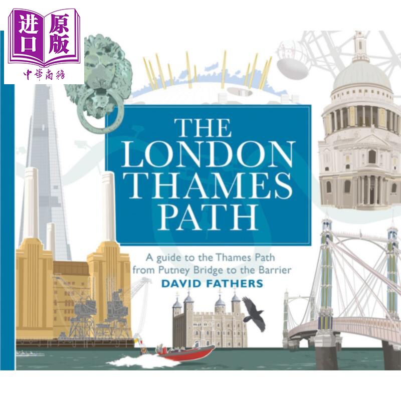 现货 伦敦泰晤士河道 london thames path david fathers 英文原版