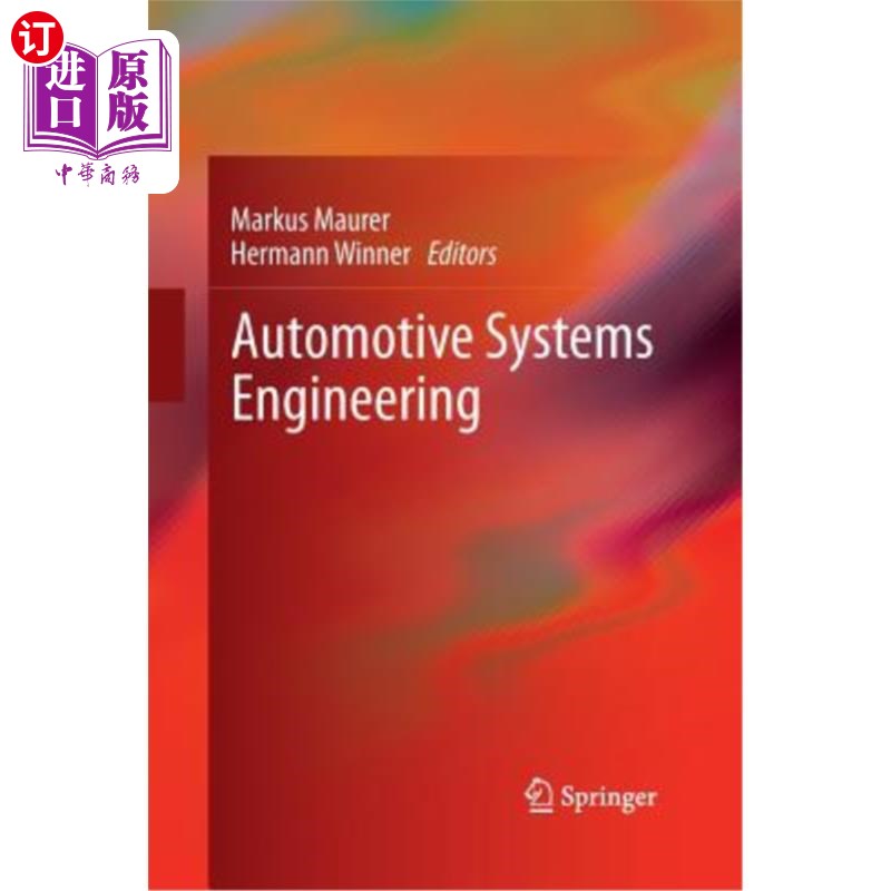 海外直订Automotive Systems Engineering 汽车系统工程