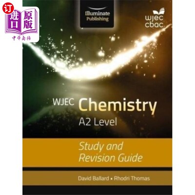 海外直订WJEC Chemistry for A2 Level: Study and Revision ... WJEC化学A2级:学习和复习指南