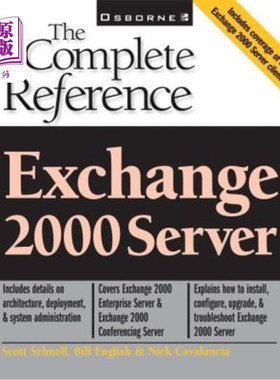 海外直订Exchange 2000 Server: The Complete Reference Exchange 2000服务器:完整参考