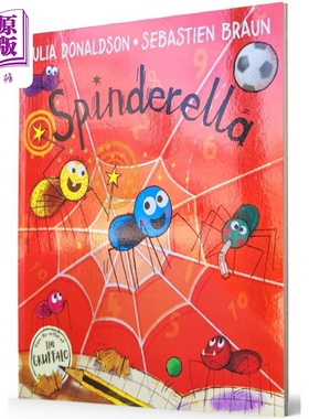 Julia Donaldson:Spinderella 踢足球的蜘蛛 英文原版 进口图书 儿童绘本 动物故事图画书 精品绘本 儿童读物【中商原版】