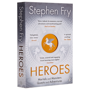 【中商原版】英雄：凡人与怪物，任务与冒险（斯蒂芬·弗雷新作）英文原版 Heroes: Mortals and Monsters, Quests and Adven