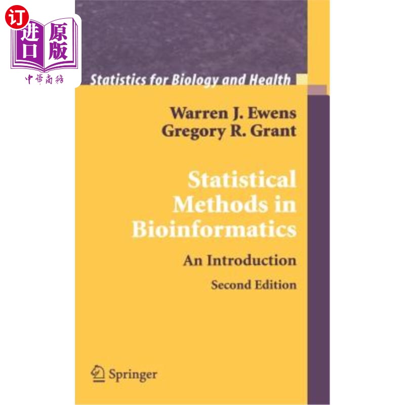 海外直订医药图书Statistical Methods in Bioinformatics: An Introduction 生物信息学中的统计方法：导论