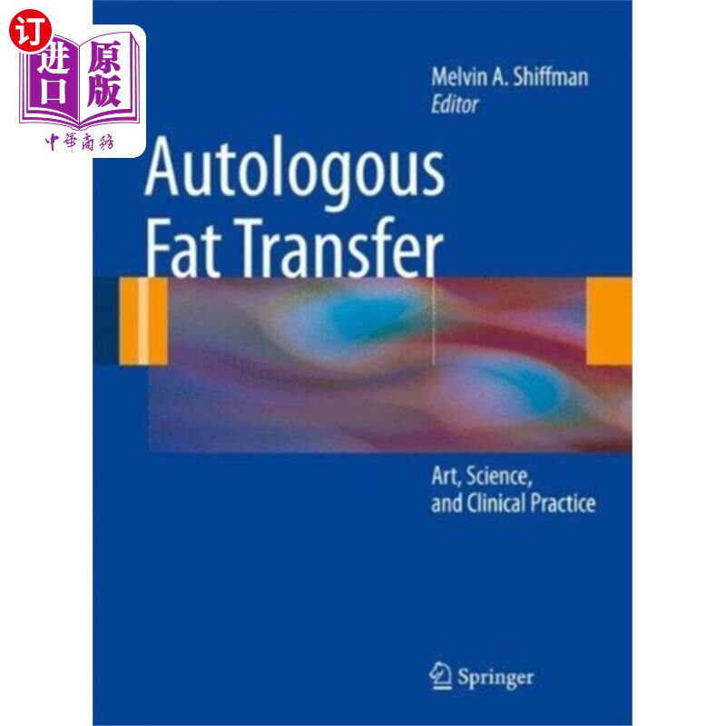 海外直订医药图书Autologous Fat Transfer 自体脂肪移植