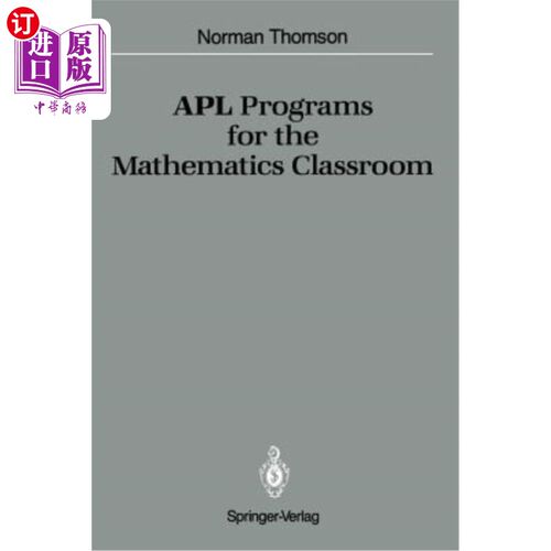 海外直订APL Programs for the Mathematics Classroom APL数学课堂程序