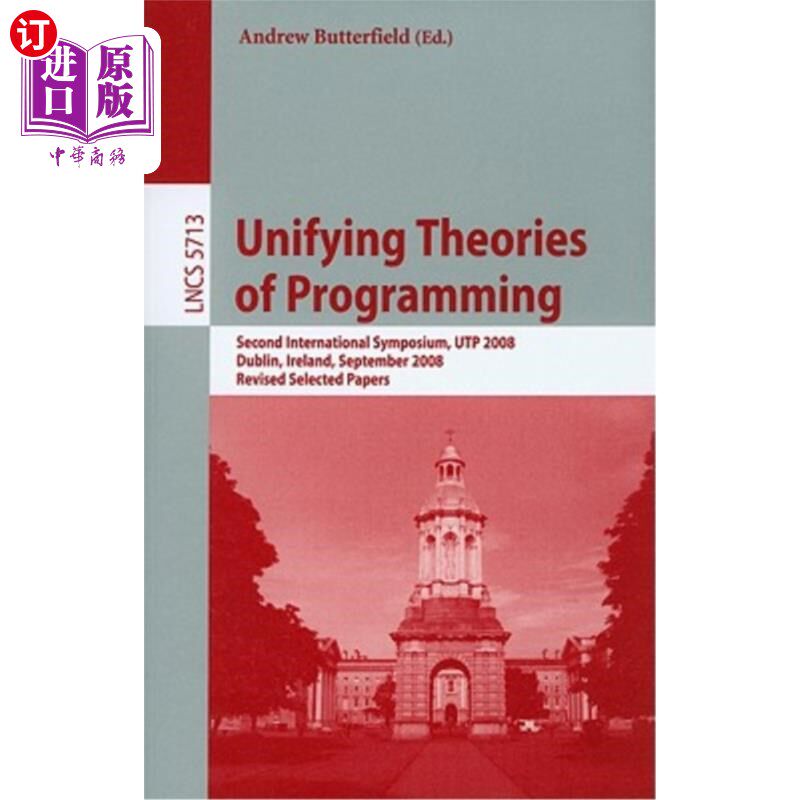 海外直订Unifying Theories of Programming 统一编程理论