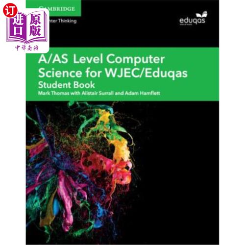 海外直订A/As Level Computer Science for Wjec/Eduqas Student Book A/As级计算机科学Wjec/Eduqas学生用书
