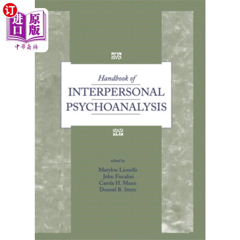 海外直订Handbook of Interpersonal Psychoanalysis 人际心理分析手册