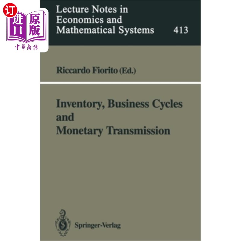 海外直订Inventory, Business Cycles and Monetary Transmission 库存、商业周期和货币传导