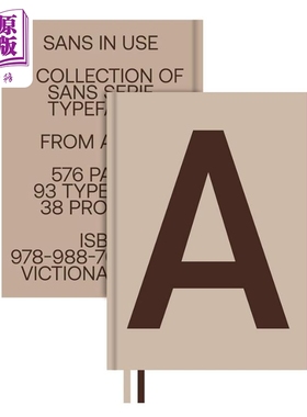 Sans In Use Creative Typefaces And Their Applications 进口艺术 使用中的无衬线字体和创意字体及其应用【中商原版】