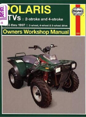 海外直订Polaris 250 to 500 CC Atvs: 2 Stroke & 4 Stroke 1985 Thru 1997 Polaris 250至500 cc atvs:2冲程和4冲程19