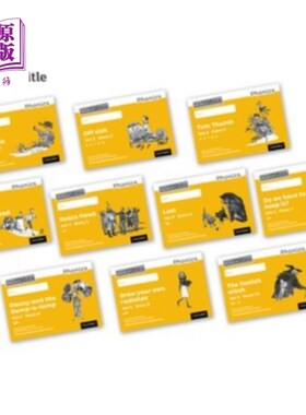 海外直订Read Write Inc. Phonics: Yellow Set 5 Core Black... Read Write公司自然拼读:黄色套装5本黑白故事书(每包100本)