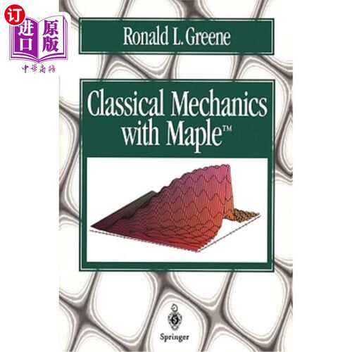海外直订Classical Mechanics with Maple 经典力学与枫叶