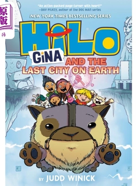 预售 希洛漫画 第9册 吉娜与地球仅存的城市 Hilo Book 9 Gina and the Last City on Earth 英文原版 JUDD WINICK【中商原版】