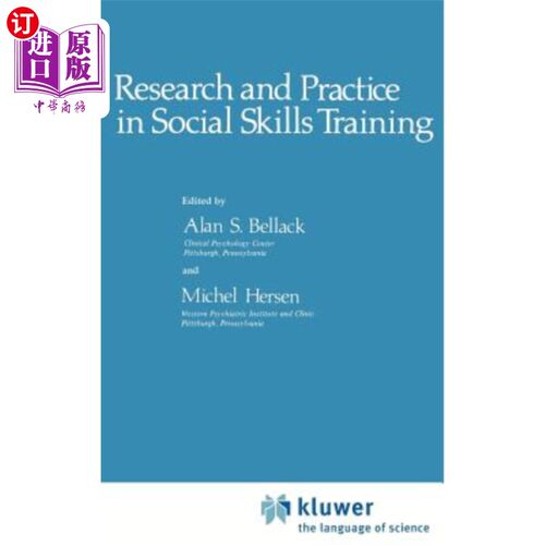海外直订Research and Practice in Social Skills Training 社会技能训练的研究与实践
