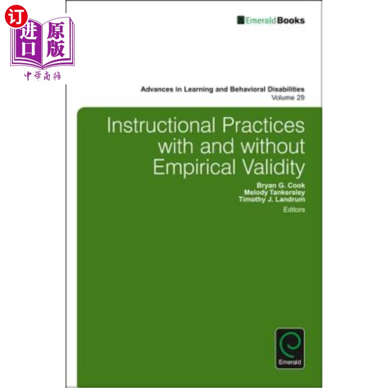 海外直订Instructional Practices with and Without Empirical Validity 有无经验效度的教学实践