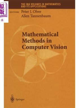 计算机视觉中的数学方法第1版 Mathematical Methods in Computer Vision 英文原版 Peter J Olver Allen Tannenbaum【中商原